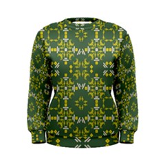 Abstract Pattern Geometric Backgrounds   Women s Sweatshirt by Eskimos