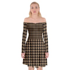 Olimedblk Off Shoulder Skater Dress by violetheavensky