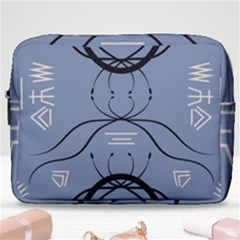 Abstract Pattern Geometric Backgrounds   Make Up Pouch (large) by Eskimos
