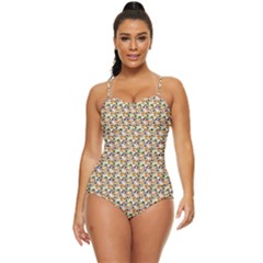 Fun Retro Full Coverage Swimsuit by Sparkle