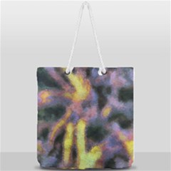 Requiem  Of The Gold  Stars Full Print Rope Handle Tote (large) by DimitriosArt