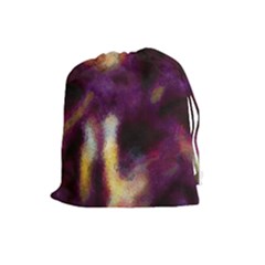 Requiem  Of The Purple Stars Drawstring Pouch (large) by DimitriosArt