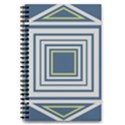 Abstract pattern geometric backgrounds   5.5  x 8.5  Notebook View1