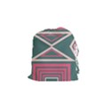 Abstract pattern geometric backgrounds   Drawstring Pouch (Small) View1