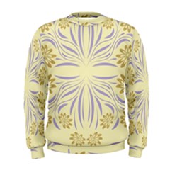 Folk Flowers Print Floral Pattern Ethnic Art Men s Sweatshirt by Eskimos