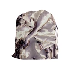 Abstract Wannabe Two Drawstring Pouch (xl) by MRNStudios