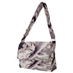 Abstract Wannabe Two Full Print Messenger Bag (m) by MRNStudios