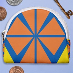 Abstract Pattern Geometric Backgrounds   Horseshoe Style Canvas Pouch by Eskimos