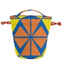 Abstract pattern geometric backgrounds   Drawstring Bucket Bag View2