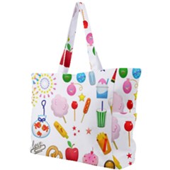 Summer-fair-food-goldfish Copy Copy Simple Shoulder Bag by Nexatart