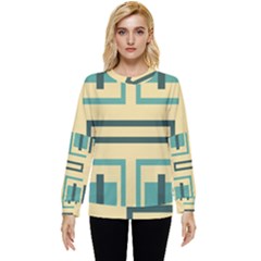 Abstract Pattern Geometric Backgrounds   Hidden Pocket Sweatshirt by Eskimos