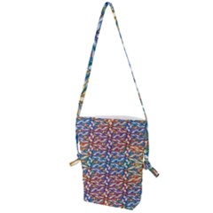 Colorful Flowers Folding Shoulder Bag by Sparkle