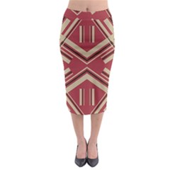 Abstract Pattern Geometric Backgrounds   Midi Pencil Skirt by Eskimos