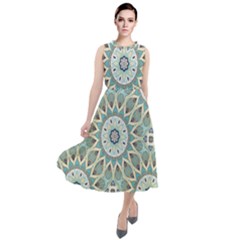 Mandala  Round Neck Boho Dress by zappwaits
