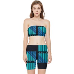 Folding For Science Stretch Shorts And Tube Top Set by WetdryvacsLair