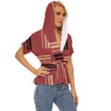 Abstract pattern geometric backgrounds   Lightweight Drawstring Hooded Top View3