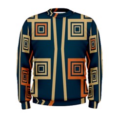 Abstract Pattern Geometric Backgrounds   Men s Sweatshirt by Eskimos