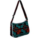 Abstract pattern geometric backgrounds   Zip Up Shoulder Bag View1