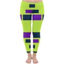 Abstract pattern geometric backgrounds Classic Winter Leggings View1