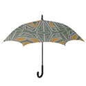 Abstract pattern geometric backgrounds Hook Handle Umbrellas (Medium) View3