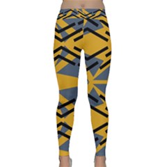 Abstract Pattern Geometric Backgrounds Classic Yoga Leggings by Eskimos