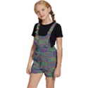 Paris Words Motif Colorful Pattern Kids  Short Overalls View2