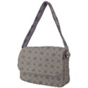 Stylized Cactus Motif Pattern Courier Bag View2