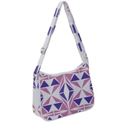 Abstract Pattern Geometric Backgrounds  Zip Up Shoulder Bag by Eskimos