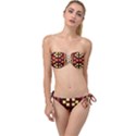 Abstract pattern geometric backgrounds  Twist Bandeau Bikini Set View1