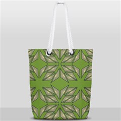 Abstract Pattern Geometric Backgrounds  Full Print Rope Handle Tote (small) by Eskimos