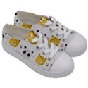 Seamless Pattern Cute Animals Kids  Low Top Canvas Sneakers View3
