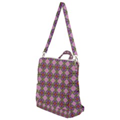Seamless Psychedelic Pattern Crossbody Backpack by Jancukart