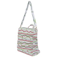 Scribble-pattern Crossbody Backpack by Jancukart