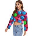 Bubble Gum Women s Lightweight Cropped Hoodie View2