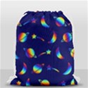 Space-pattern Colourful Drawstring Bag (Small) View1