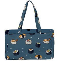 Sushi Pattern Canvas Work Bag by Jancukart