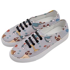 Cats Pattern Women s Classic Low Top Sneakers by Jancukart