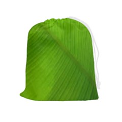 Banana Leaf Drawstring Pouch (xl) by artworkshop