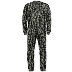 Creepy Head Motif Pattern Onepiece Jumpsuit (men) by dflcprintsclothing