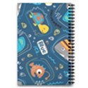 Seamless-pattern-vector-submarine-with-sea-animals-cartoon 5.5  x 8.5  Notebook View2