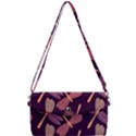 Dragonfly-pattern-design Removable Strap Clutch Bag View1