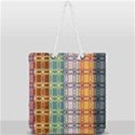 Grungy Vintage Patterns Full Print Rope Handle Tote (Large) View1