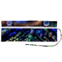 Peacock Feather Drop Roll Up Canvas Pencil Holder (M) View2