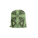 Abstract pattern geometric backgrounds Drawstring Pouch (Small) View1