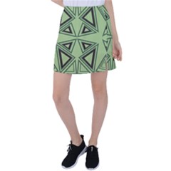 Abstract Pattern Geometric Backgrounds Tennis Skirt by Eskimos