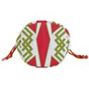 Abstract pattern geometric backgrounds Drawstring Bucket Bag View3