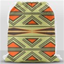 Abstract pattern geometric backgrounds Drawstring Bag (Large) View2