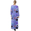 Pale Blue Goth Maxi Chiffon Beach Wrap View2