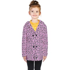 Pink Bat Kids  Double Breasted Button Coat by NerdySparkleGoth