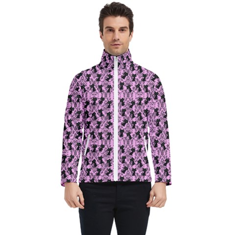 Pink Cat Men s Bomber Jacket by NerdySparkleGoth
